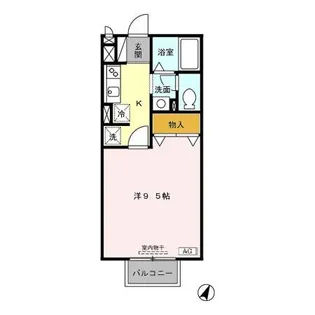 ウィンベル A・B【2階】の間取り