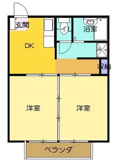 エーデルハイムⅠ【203号室】の間取り