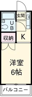 サンコーハイツ【201号室】の間取り