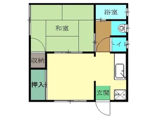 山口アパート【201号室】の間取り