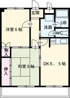 サンテラスあさひ【202号室】の間取り