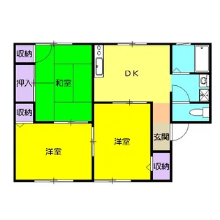 クリエイトⅡ【201号室】の間取り