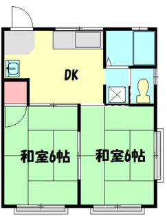 山口ハイツ【301号室】の間取り