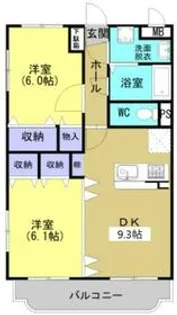 Y&Mメヌエット【3階】の間取り