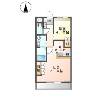 クロッシェ【2階】の間取り