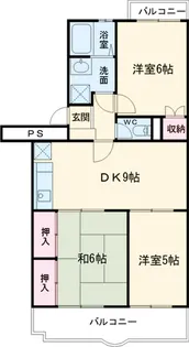 アイリス・クイーンB棟【202号室】の間取り
