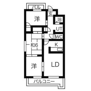 エトワール桑名【4階】の間取り