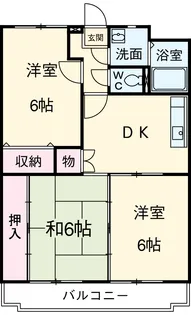 ア・ドリーム渡辺【3階】の間取り