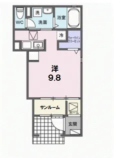 サニー アヴニール【1階】の間取り