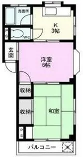 松川マンション【2階】の間取り