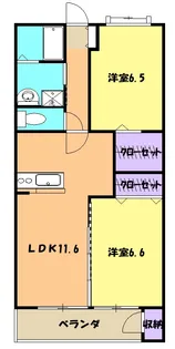 ベッラ・ビスタ【2階】の間取り