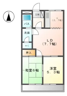 Royal Chateau【1階】の間取り