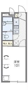 レオパレスサンファミレ【2階】の間取り