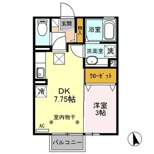 モナリエ【1階】の間取り