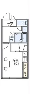 レオパレスCOCO【201号室】の間取り