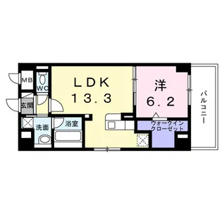 Y’s STATE 天王台【1階】の間取り