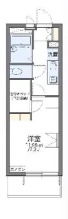 レオパレスシフォン【305号室】の間取り