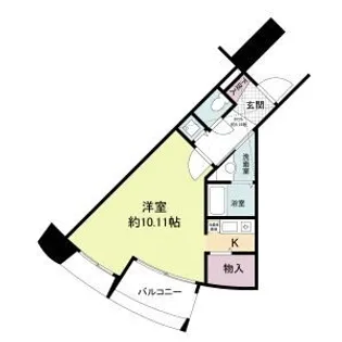 フォレステージュ江坂垂水町【4階】の間取り