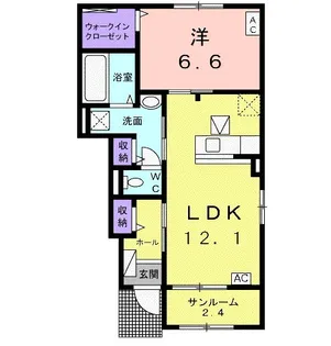 エトワールⅡ【1階】の間取り