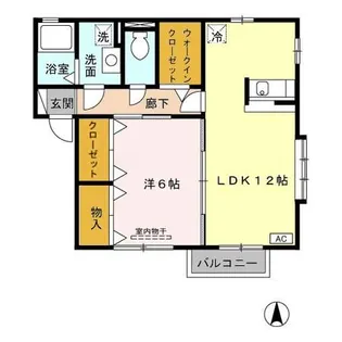 メゾンアーバン F【2階】の間取り