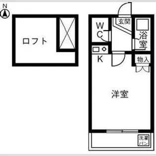Livex V・B【204号室】の間取り