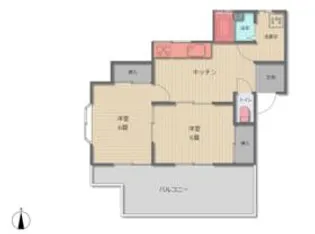 コーポヒルラック5【1階】の間取り