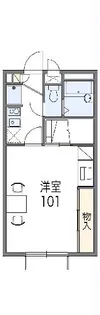 レオパレスオオバ【202号室】の間取り