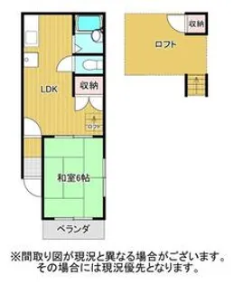 コアパレス岳美【2階】の間取り