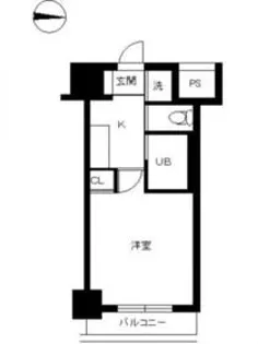 スカイコート大森第5【8階】の間取り