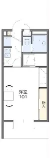 レオパレスアフロディーテ【202号室】の間取り