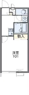 レオパレスむっく【202号室】の間取り