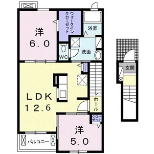 メゾン・ラフィネ【2階】の間取り