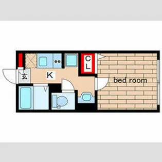 AMJ西登戸【1階】の間取り