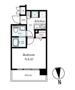 COLORS MINOWA【401号室号室】の間取り