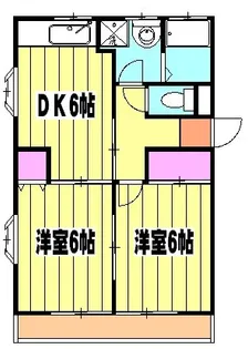 第3新井コーポ【1階】の間取り