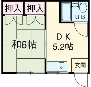 冨田ビル【206号室】の間取り