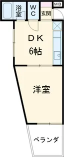 第2住吉ハイツ【40A号室】の間取り