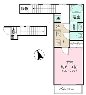 デザインコート鎌倉【C号室号室】の間取り