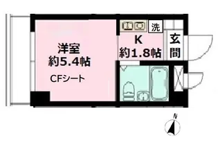 カレッジハイツ稲毛【314号室号室】の間取り