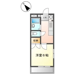 グレースカーサⅢ【1階】の間取り