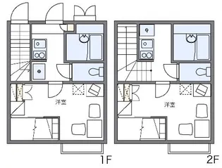 レオパレス本城【102号室】の間取り