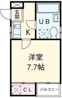 インフィニティ今池【1階】の間取り