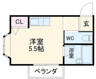 ルミエール城山【2階】の間取り