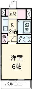 アールシティ・はたの【4B号室】の間取り
