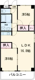 NK六番【7階】の間取り