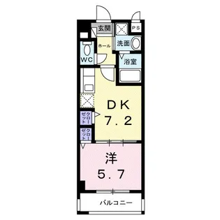 ザイオン【3階】の間取り