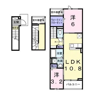 メゾン フラン【3階】の間取り