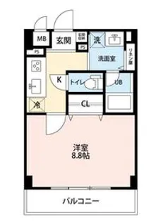 Maison de bonheur【202号室】の間取り