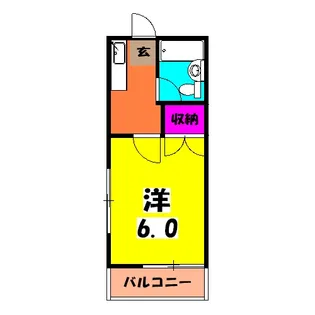 メゾン愛【1102号室】の間取り
