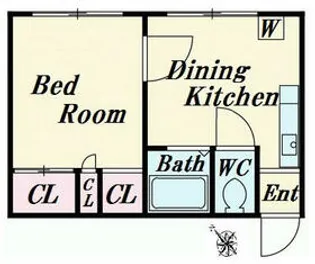 サーフサイドヒルズ九十九里【201号室】の間取り
